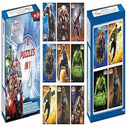 TOPPS DISNEY AVENGERS JIGSAW 8 PUZZLES IN 1